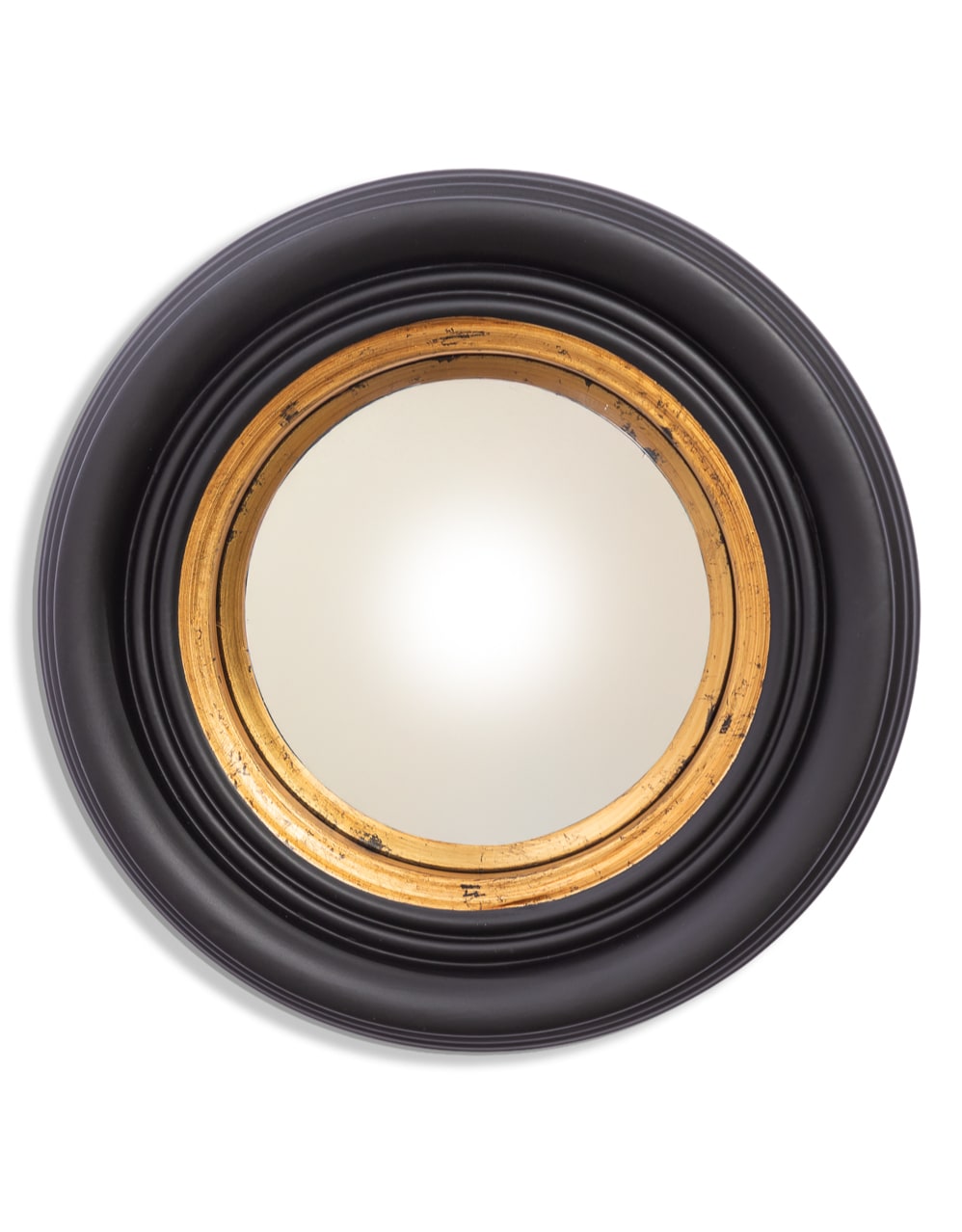 Round Black 25cm Convex Mirror - M424