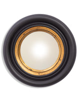 Round Black 25cm Convex Mirror - M424