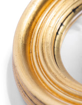 Round Gold 25cm Convex Mirror - M425