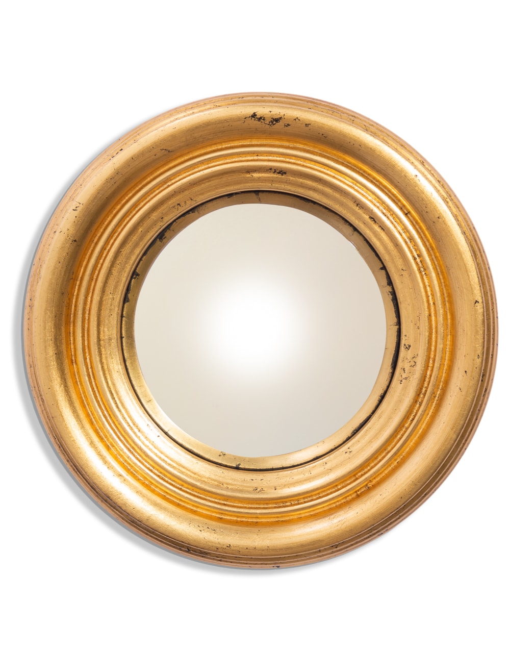 Round Gold 25cm Convex Mirror - M425