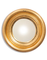 Round Gold 25cm Convex Mirror - M425