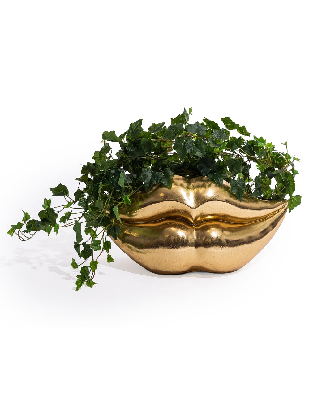 Extra Large Gold Lips Planter - DVM70