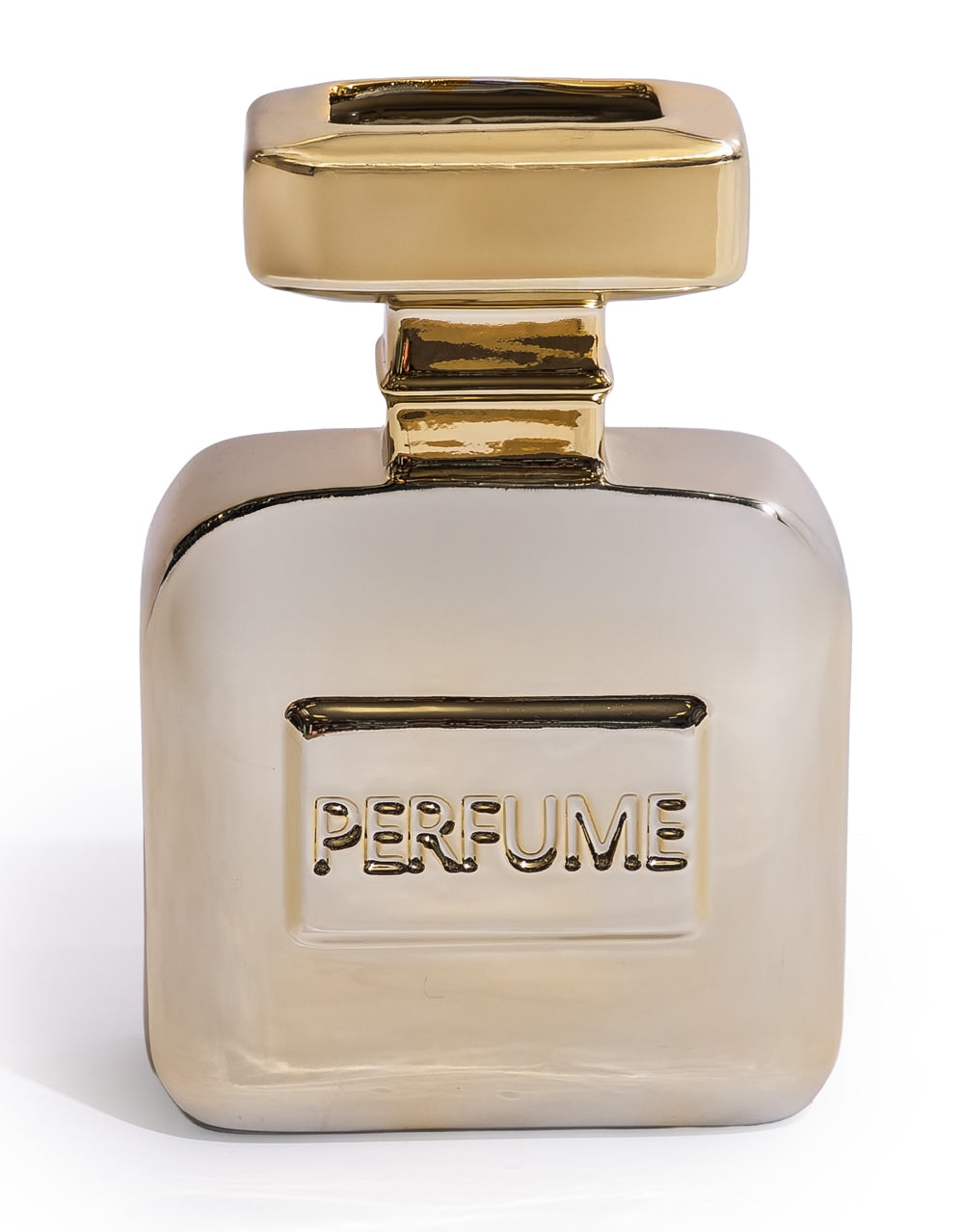 Electro Gold Perfume Bottle Vase - DVM71