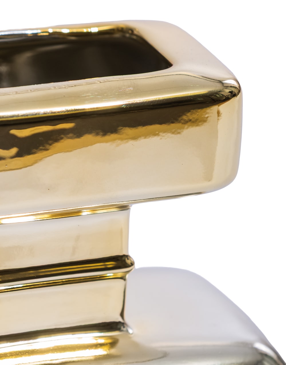 Electro Gold Perfume Bottle Vase - DVM71