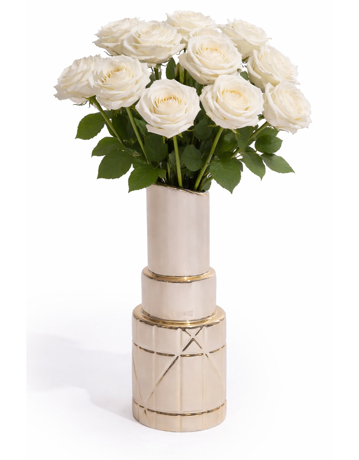 Electro Gold Lipstick Vase - DVM72