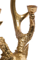 Gold Stag Head Candle Holder - DVM73