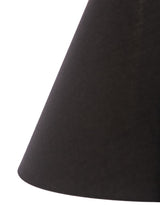Gentry Pug Table Lamp w/ Black, Gold-Lined Shade - DVM75