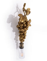 Antique Gold Grape Vine Wall Lamp - TPR119