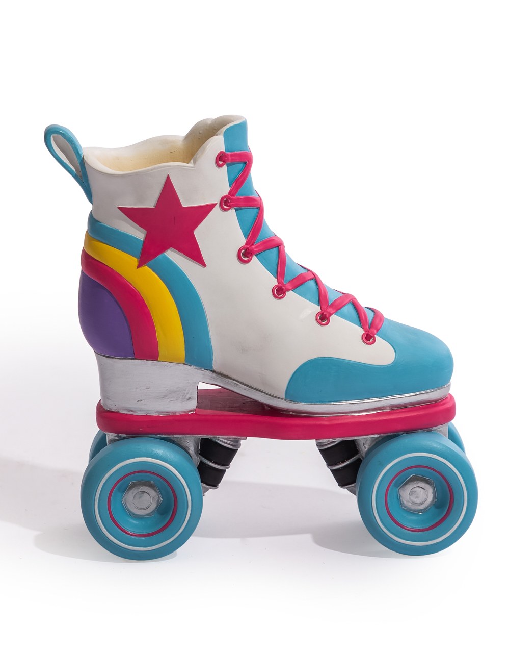 Retro Roller Skate Vase - Rainbow - TL157
