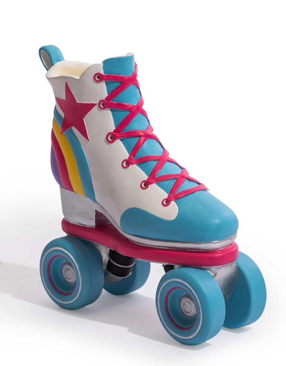 Retro Roller Skate Vase - Rainbow - TL157
