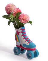 Retro Roller Skate Vase - Rainbow - TL157