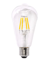 Retro Style LED ST64 6w Bulb (E27 large Edison screw) - E27BULB