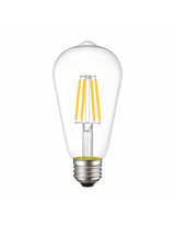 Retro Style LED ST64 6w Bulb (E27 large Edison screw) - E27BULB