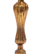 Large Antique Gold Empire Candlestick - MK214