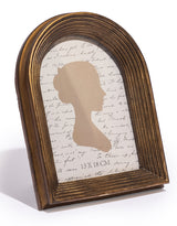 Antique Gold Ribbed Arch 5x7" Photo Frame - MK219