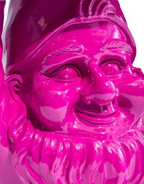 Electric Pink Gnome "Trunk Slice" Side Table - BD193