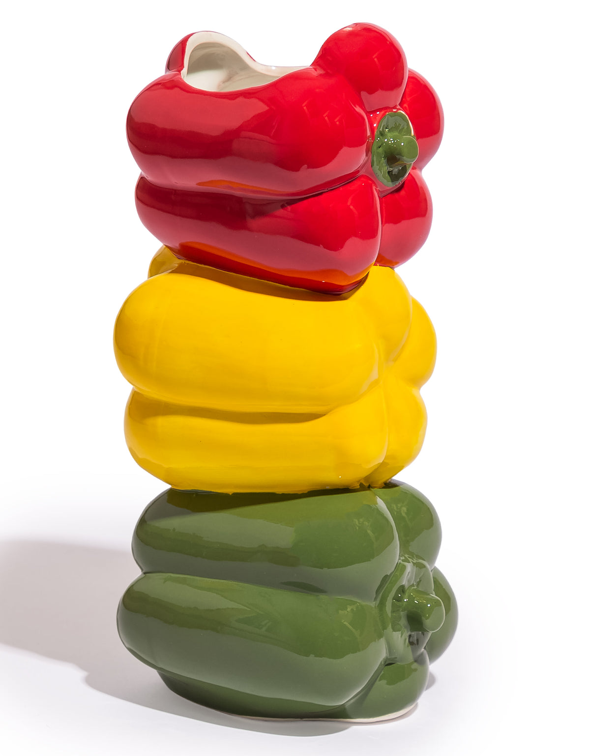 Mixed Peppers Ceramic Stem Vase - JFC28