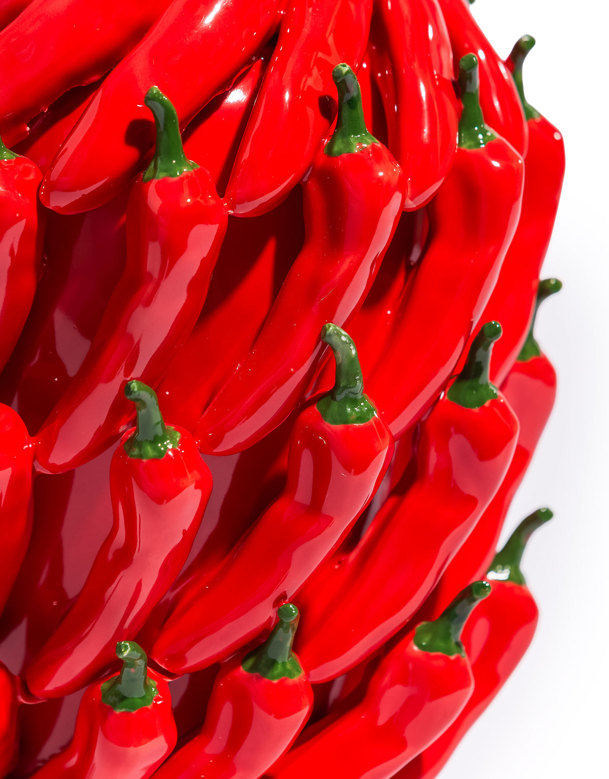Multi Red Chilli Ceramic Vase - JFC32
