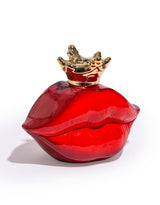 "Queen of Lips" Red Ceramic Candle Holder - EGC23
