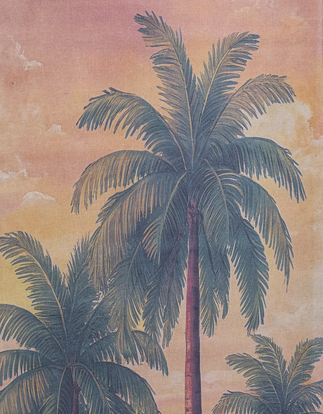 Extra Tall Palm Trees Wall Hanging Canvas Print - PSC24