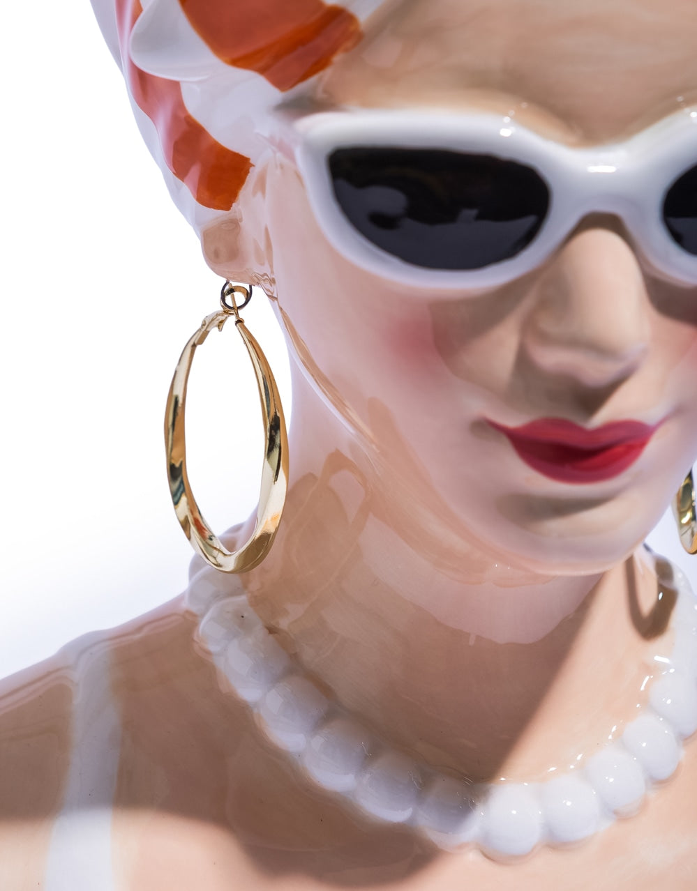 "Summer Chic" Lady Bust Vase - CRT151