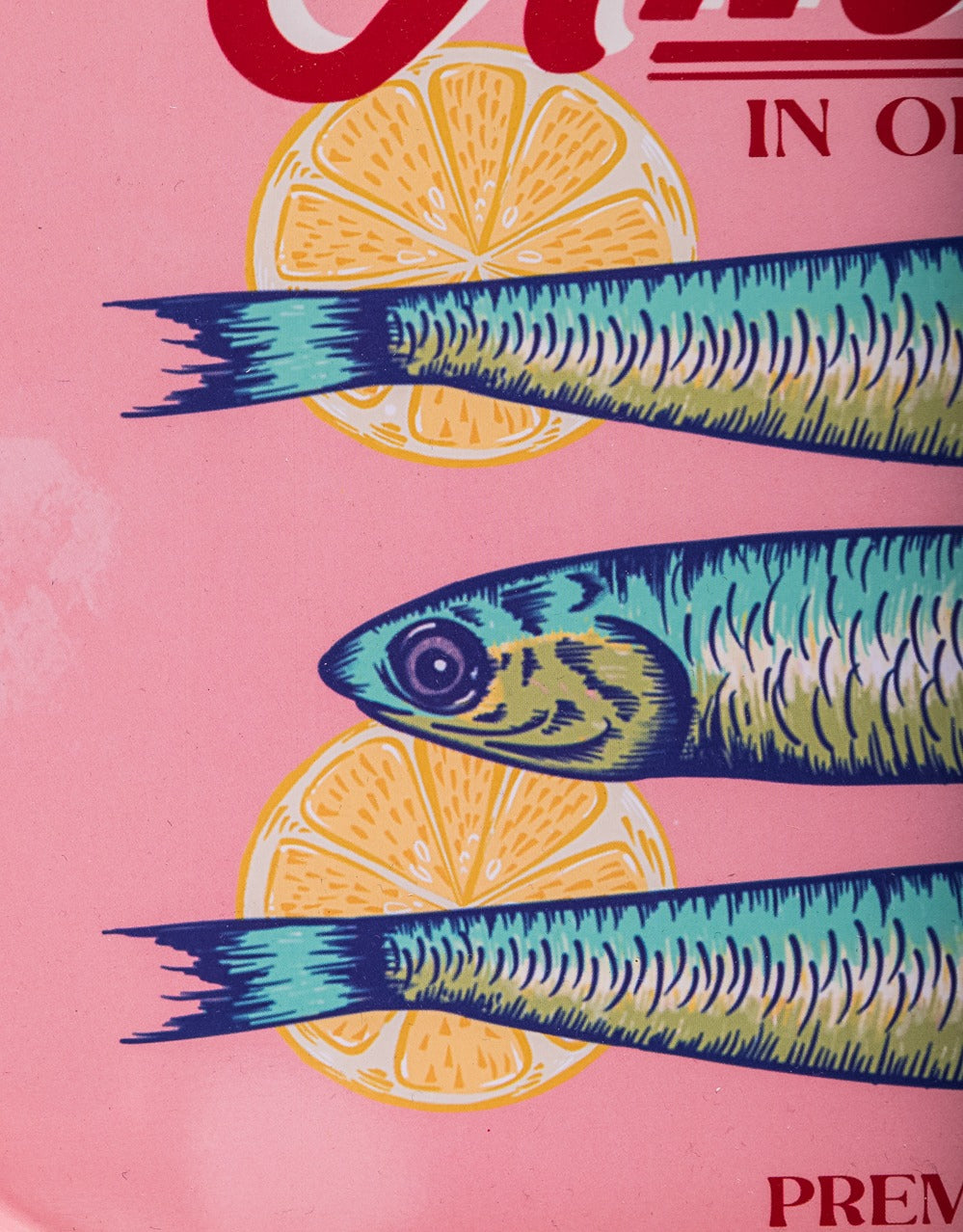 Retro "Anchovies Tin" Serving Tray - CRT154