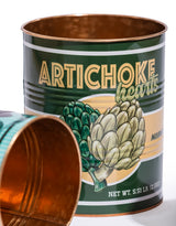 Set of 3 Retro "Artichoke, Olives, Passata" Storage Tins - CRT156