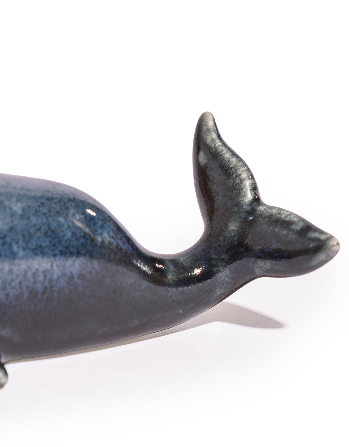 Set of Ceramic Blue Whale Salt & Pepper Shakers - EM144