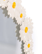 Multi Daisy Flower Framed Wall Mirror - EM145