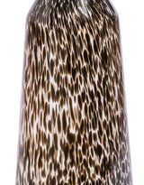 Tall Clear Leopard Print Glass Apothecary Bottle - GW172