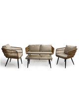 Outdoor Bamboo Bohemian Furniture Set - PWB14
