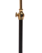 Brass Magnifying Glass on Black Stand w/ Candle Holder - FMH43