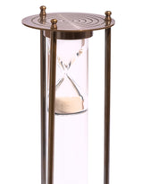 Large Antique Bronze Suspended Sand Timer - FMH49