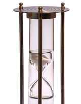 Large Antique Bronze Suspended Sand Timer - FMH49