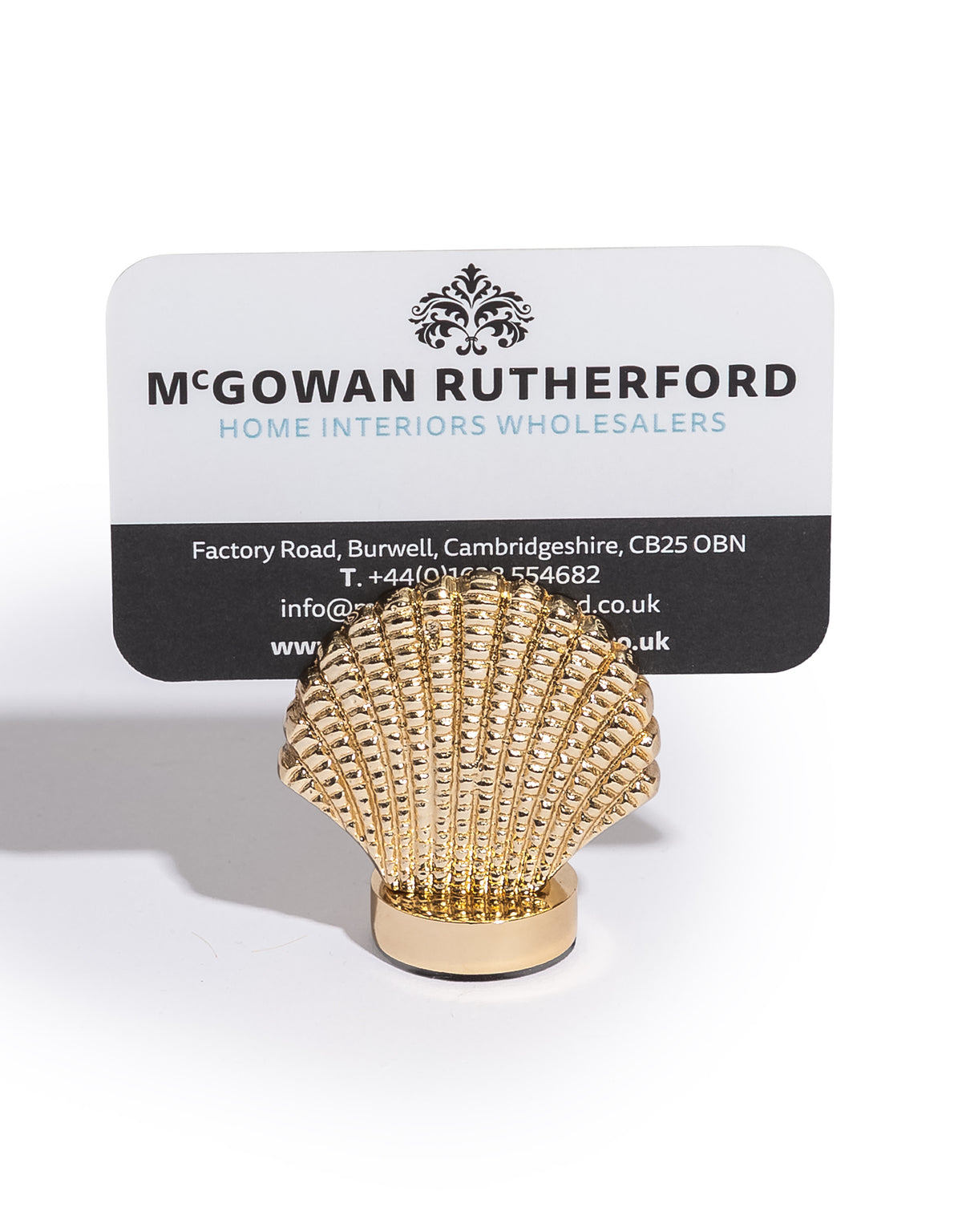 Gold Shell Card / Photo Holder - FMH50