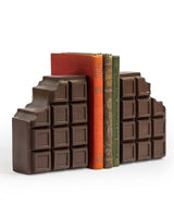 Set of Chocolate Bars Bookends - TPR121