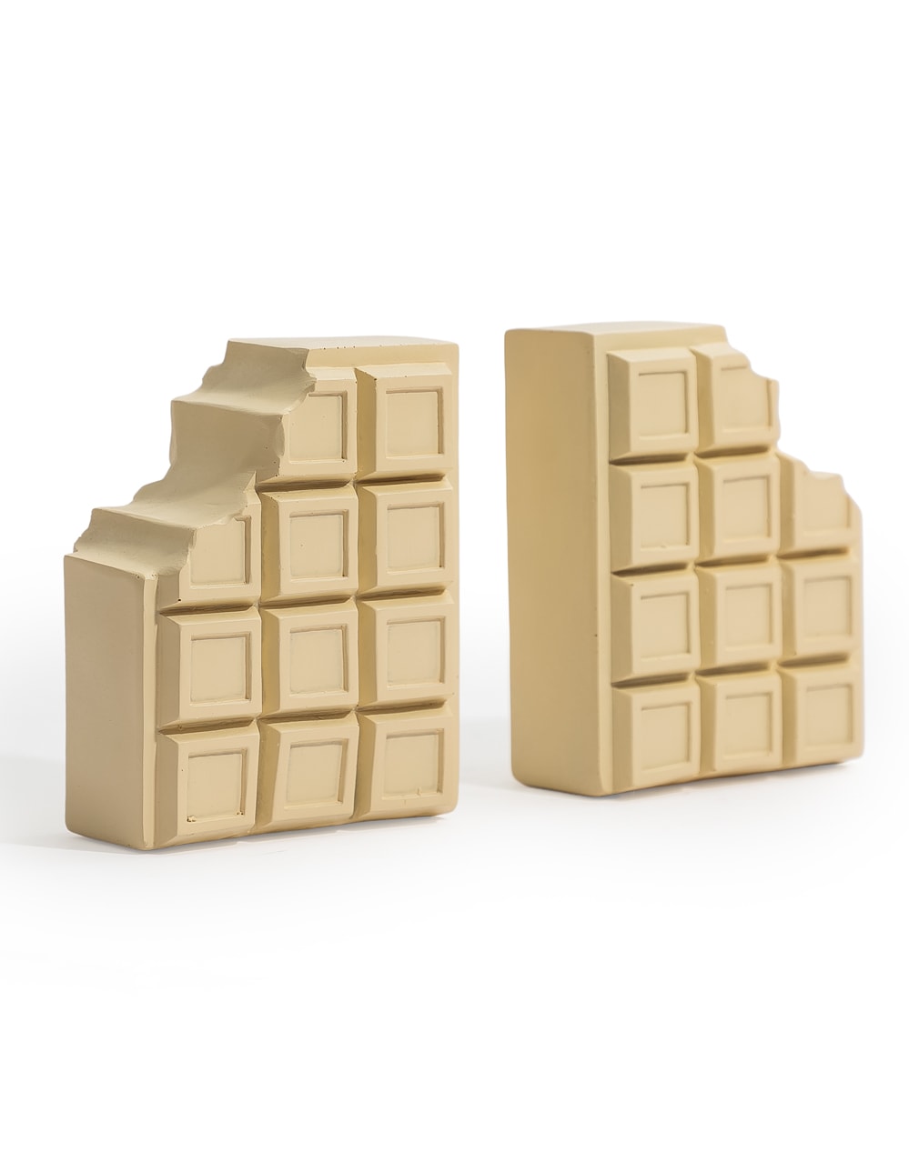 Set of White Chocolate Bars Bookends - TPR123