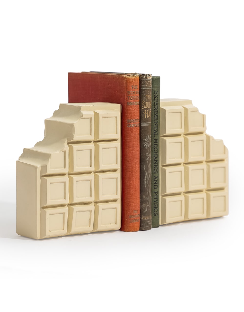 Set of White Chocolate Bars Bookends - TPR123