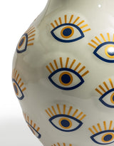 Large Ceramic Multi "Nazar" Eye Vase - CRT168