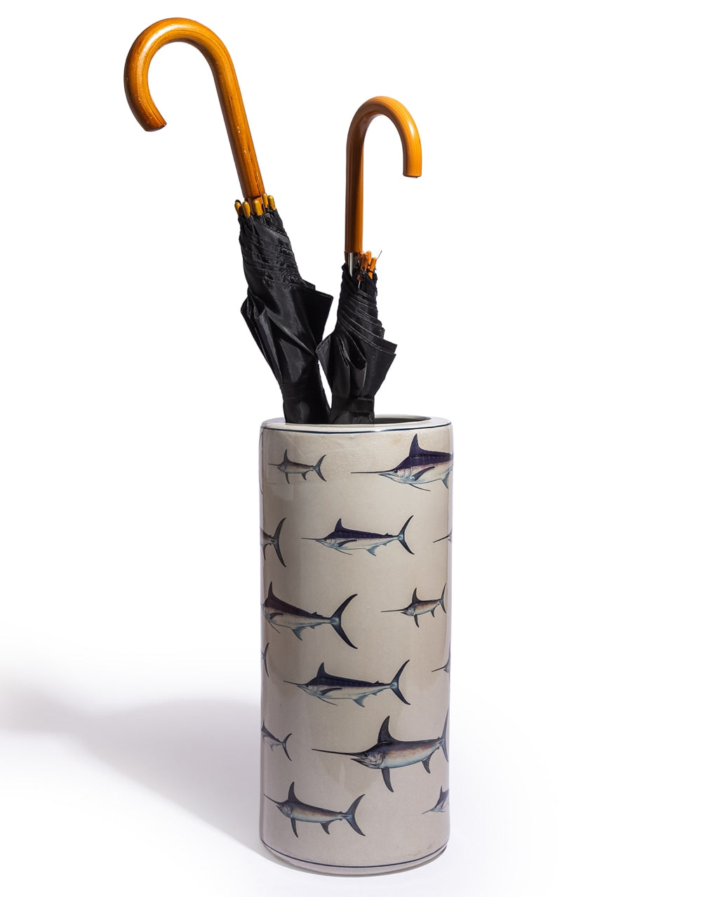Ceramic Multi Swordfish Umbrella Stand - BP321
