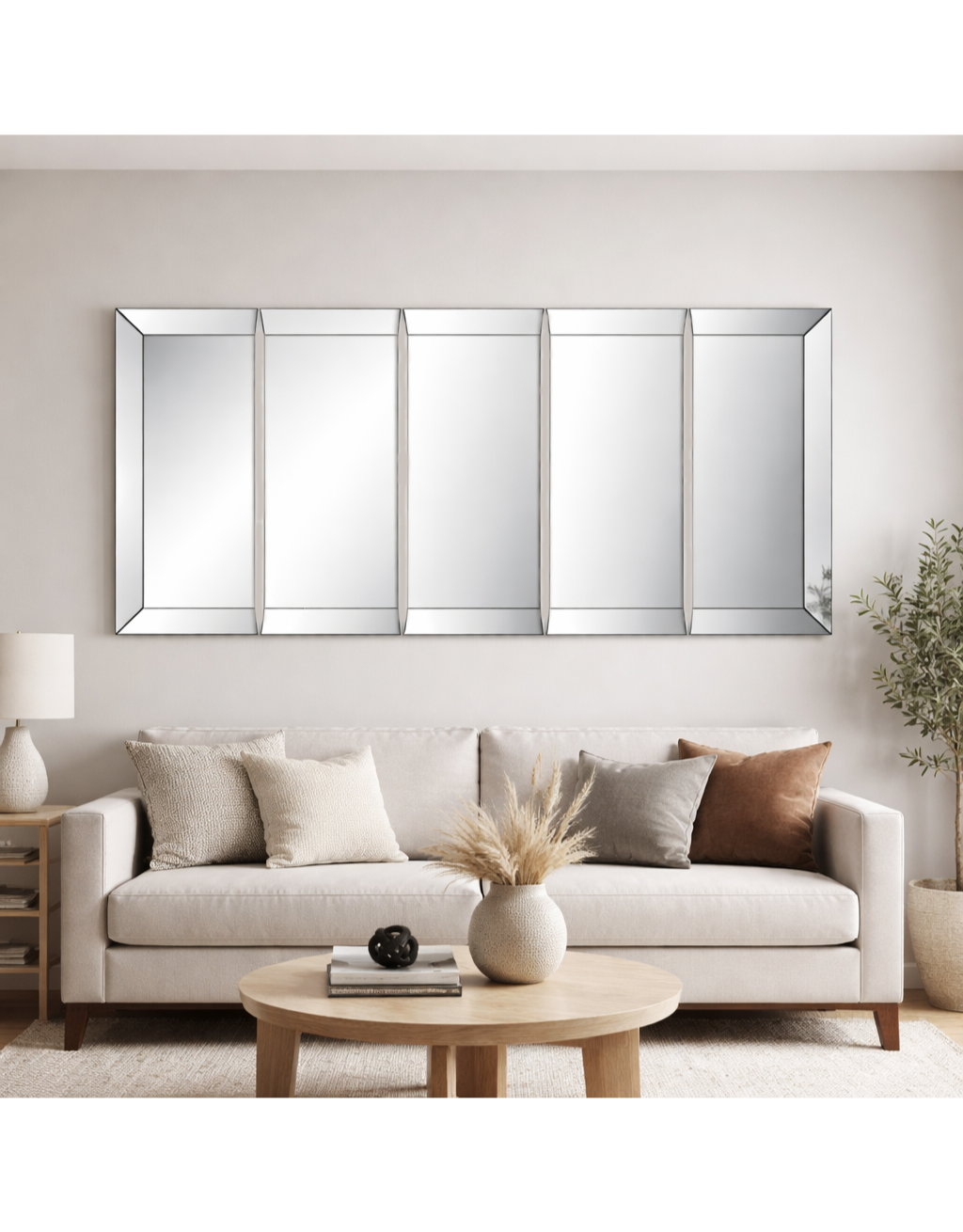 Venetian Giant 5 Panel Wall Mirror - V397-GIANT