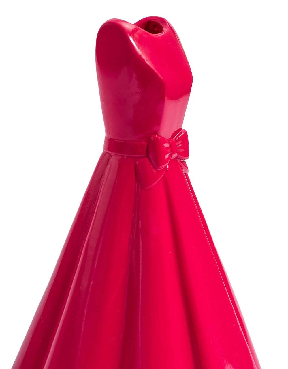 Dark Pink Retro Dress Stem Vase - CRT157
