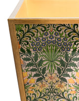 Floral Pattern Waste Paper Bin - LUM33