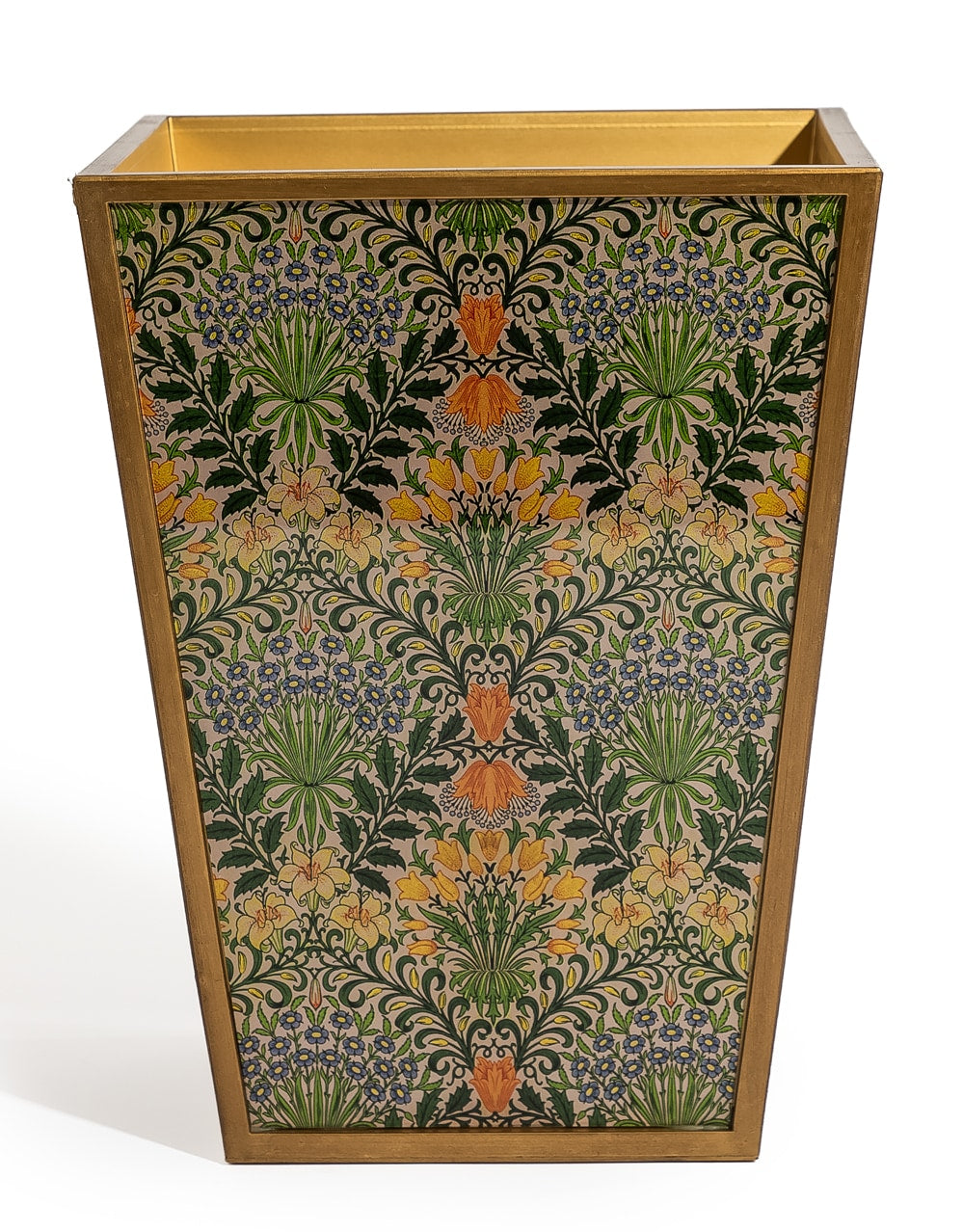 Floral Pattern Waste Paper Bin - LUM33