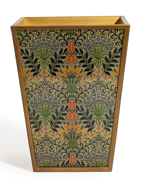 Floral Pattern Waste Paper Bin - LUM33