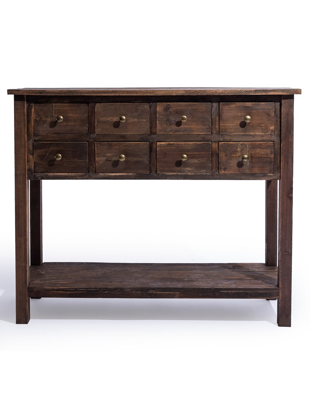 Rustic Wooden "Arundel" Multi-Drawer Console Table - LWS15