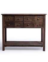 Rustic Wooden "Arundel" Multi-Drawer Console Table - LWS15