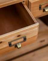 Rustic Multi Drawer 'Hideaway' Vanity Storage Unit - RFB41
