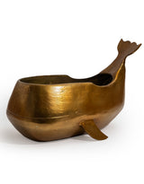Large Gold Aluminium Whale Ice Bucket - DRP30