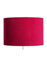 Pink Velvet 40cm Cylinder Shade w/ Gold Inner Lining - LNS10